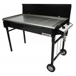 Heatlie 1150mm Black Powder Coated Mobile BBQ With Lid [$2120 >> Call to Purchase]