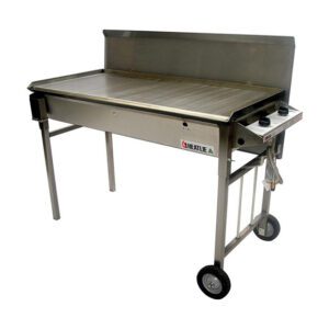 Heatlie 1150mm Stainless Steel Mobile BBQ With Lid [$2561 >> Call to Purchase]