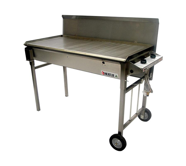Heatlie 1150mm Stainless Steel Mobile BBQ With Lid BBQs Plus