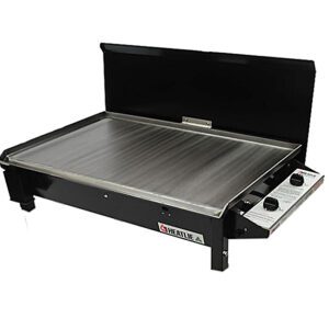 Heatlie 850mm Black Powder Coated Built In BBQ With Lid [$1752 >> Call to Purchase]