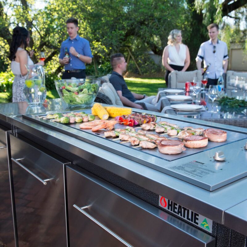 Built-In Flat Plate BBQs