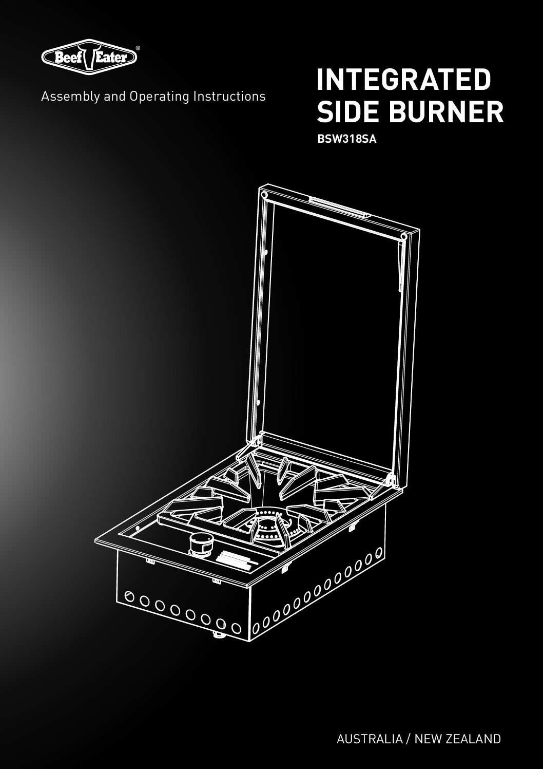 Beefeater side cheap burner