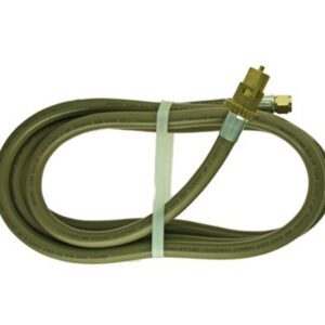 James_Shields_383000SAE_BBQS_PLUS 383000SAE, 3m PVC Male Bayonet x 3/8SAE Female Flare nut for LPG or NG