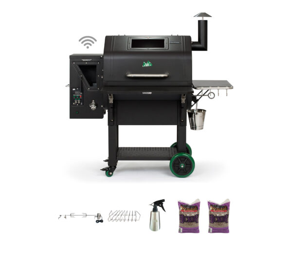 Green Mountain Grills GMG Jim Bowie Prime PLUS Pellet Smoker Bundle