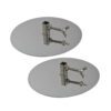 Flaming Coals Souvlaki Stainless Steel Gyros Plates 10mm 2 pack