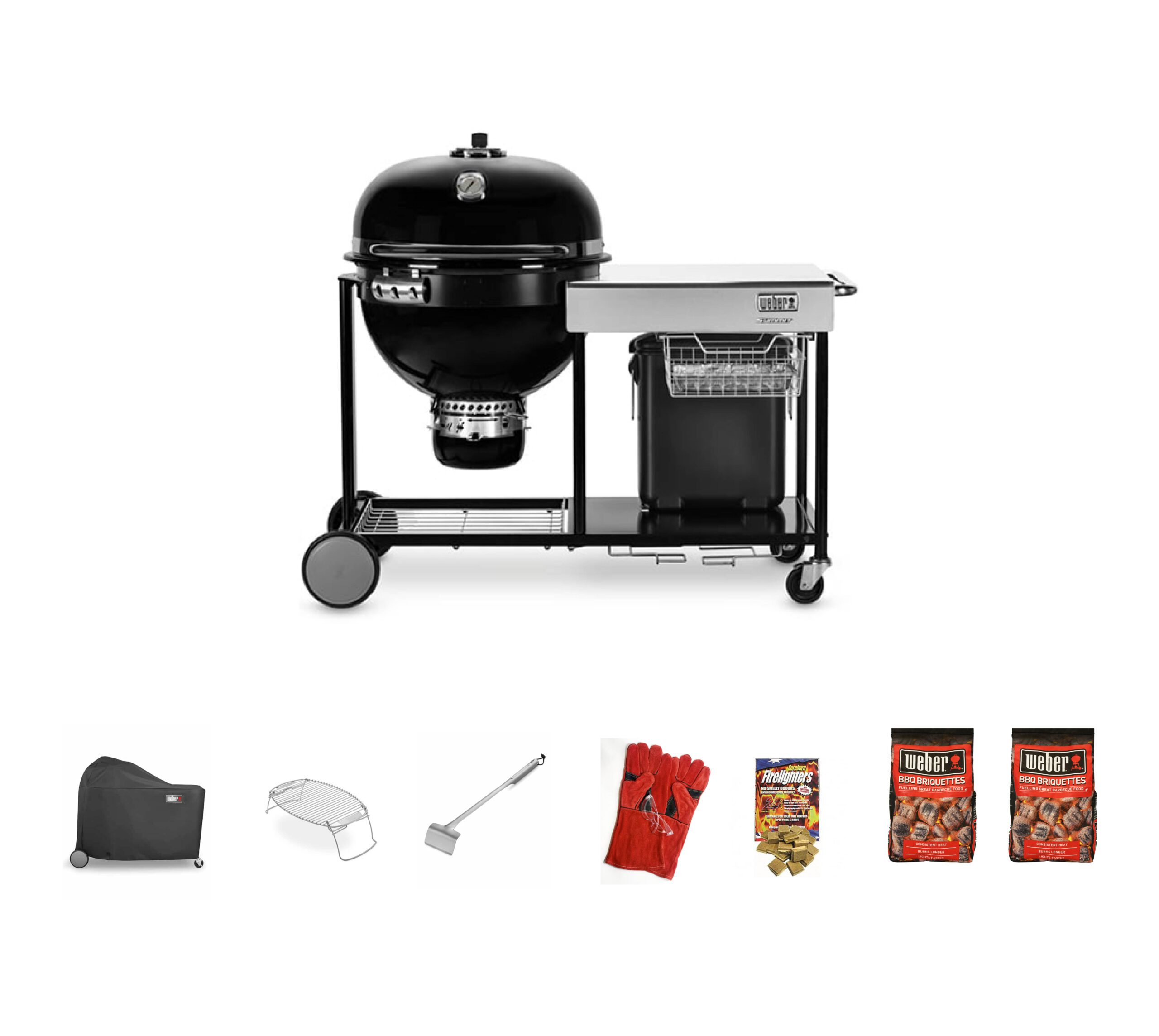 Bonde Distraktion newness Weber Summit Charcoal Grill Centre BBQ Bundle 1 - BBQs Plus