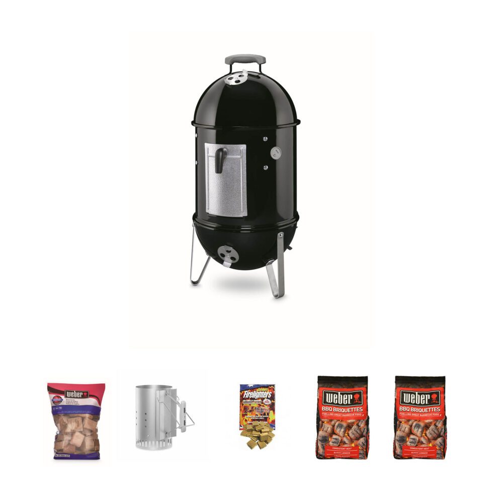 Weber Smokey Mountain 37cm Smoker Bundle [Store Pickup Only]