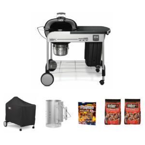 Weber Performer Premium Kettle BBQ with Stainless Steel GBS 2020 model Bundle [Store Pickup Only]