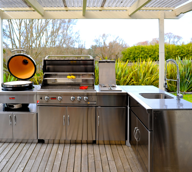 Smoker Module for Outdoor Kitchens