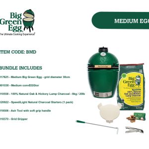 Big Green Egg Medium BBQ - Medium Built in Bundle [$2000 > Call to Purchase]