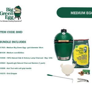 Big Green Egg Medium BBQ - Medium Built in Bundle