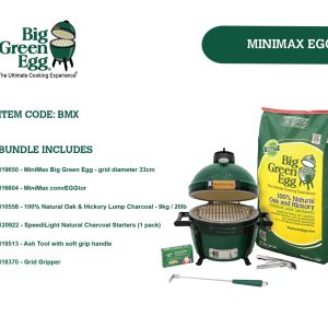 Big Green Egg MiniMax BBQ - MiniMax Bundle [$1500 > Call to Purchase]