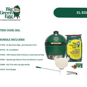 Big Green Egg XL BBQ - XL Built In Bundle [$3400 > Call to Purchase]