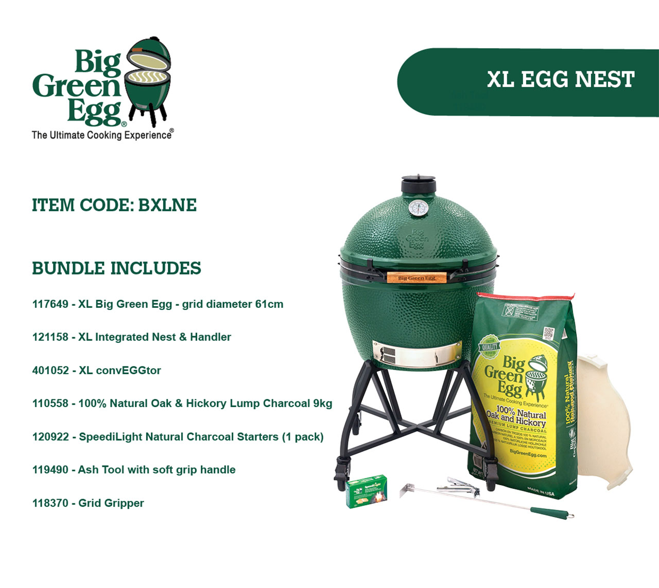 Big green egg xl nest outlet