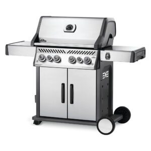 Napoleon Rogue RSE525 RSIB 4 Burner BBQ with Infra Red Rear and Side Burner