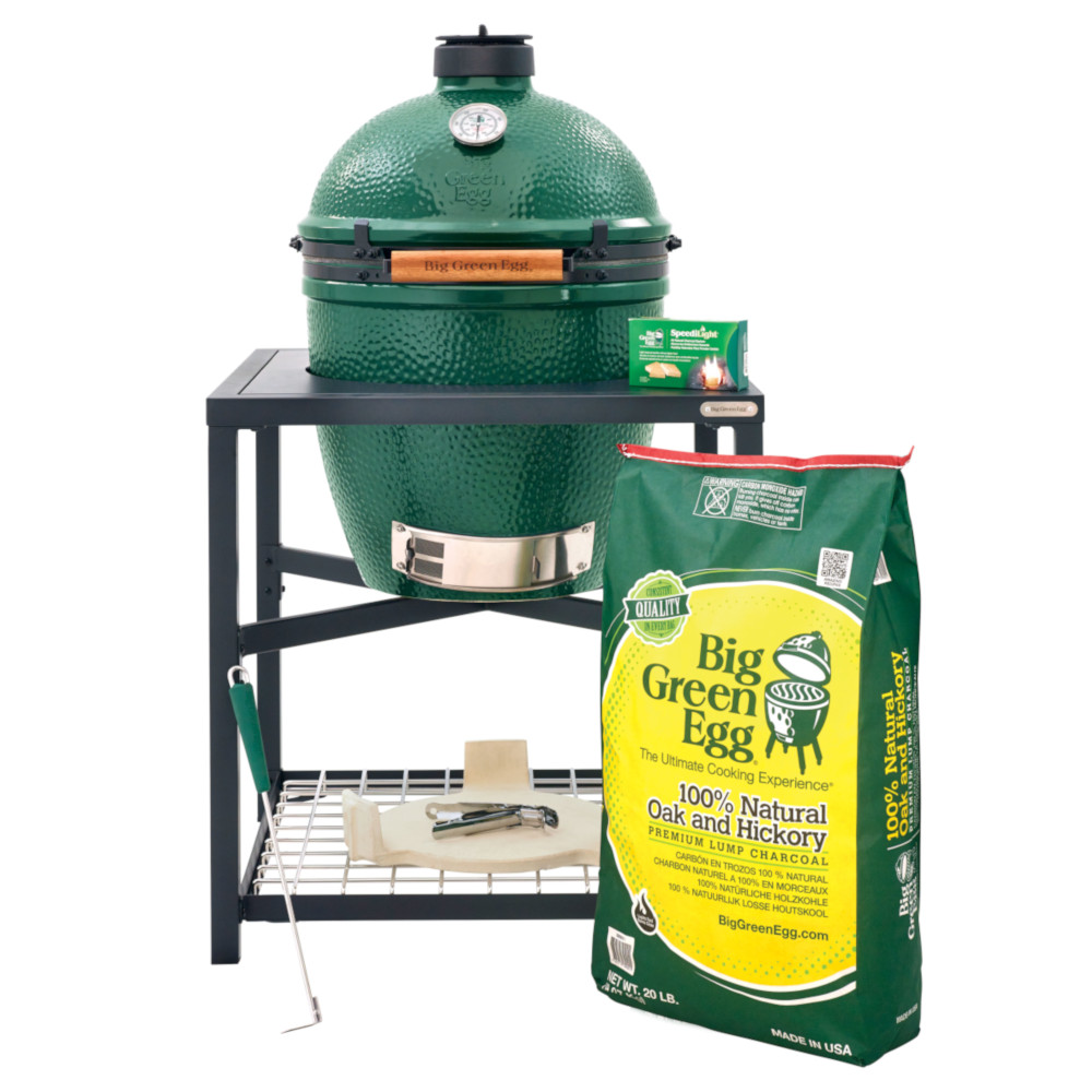 Big Green Egg Large BBQLarge Modular Nest Bundle BBQs Plus