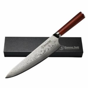 Hammer Stahl Damascus 9 inch Chef Knife