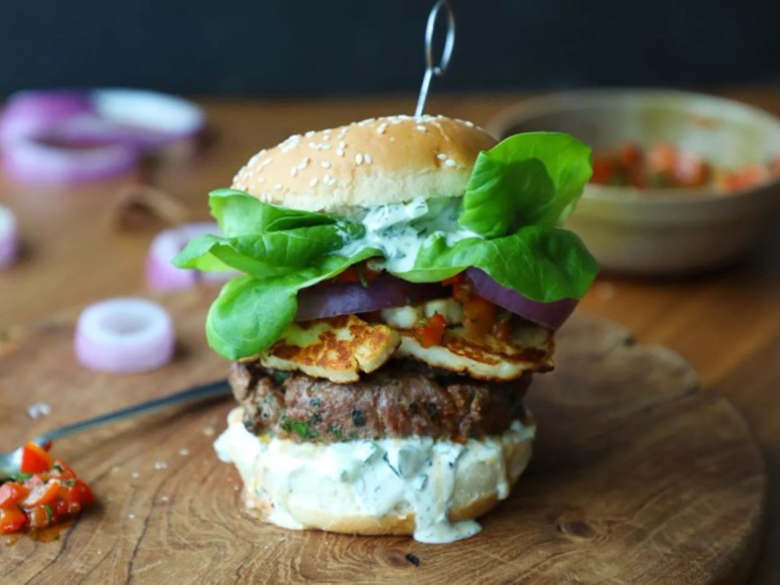 Recipe Grilled Lamb Burgers BBQs Plus