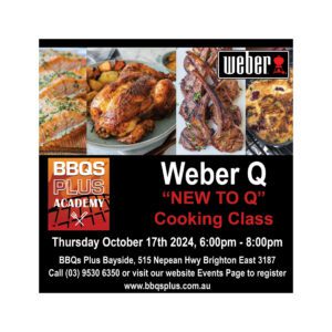 Weber Q Intro Class 17th October 2024 | BAYSIDE