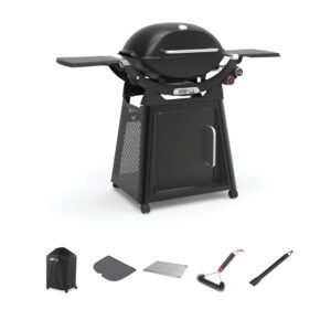Weber Q3200N Midnight Black NG BBQ Bundle [Store Pickup Only]