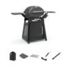 Weber Q3200N Charcoal Grey NG BBQ Bundle [Store Pickup Only]