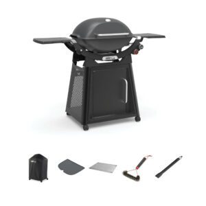 Weber Q3200N Charcoal Grey NG BBQ Bundle [Store Pickup Only]