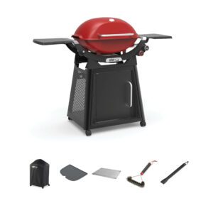 Weber Q3200N Flame Red LP BBQ Bundle [Call to Purchase > $1120]