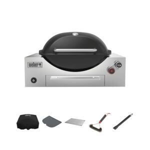Weber Q3600N Midnight Black NG BBQ Bundle [Store Pickup Only]