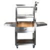 Parrilla Argentinian Stainless Steel BBQ with Rotisserie 885mm x 550mm