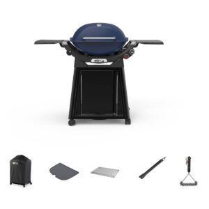 Weber Q3200N Pacific Blue LPG BBQ Bundle [Store Pickup Only] SOLD OUT
