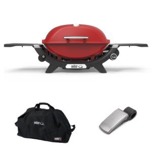 Weber Q2200N Flame Red LPG BBQ Easter 2025 Bundle