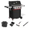 Weber Spirit E-435 Gas Barbecue LPG 2025 Model Bundle [Store Pickup Only]