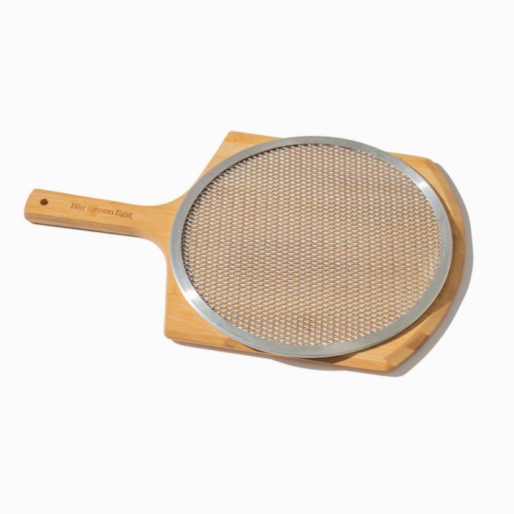Big Green Egg Bamboo Pizza Peel and Screen