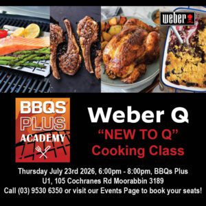 Weber "New to Q" Intro Cooking Class - July 23rd 2026