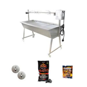 Flaming Coals Spit Rotisserie Greek Easter Bundle Deal