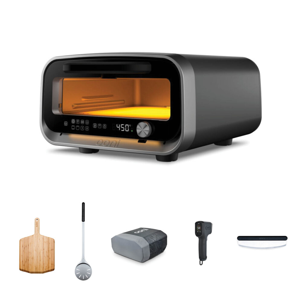Ooni Volt 2 Charcoal Grey 'Electric Indoor Pizza Oven' Bundle 1 [Store Pickup Only]