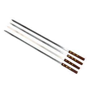 BBQs-Plus_Flat-Skewer-600mm-FLTSKEW600 600mm Flat BBQ Skewer