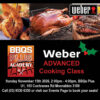 Advanced Weber BBQ class festive socials 15.11.26 Weber Advanced Gas BBQ Cooking Class - November 15th 2026
