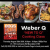 Weber "New to Q" Intro Cooking Class - August 20th 2026