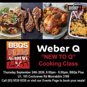 Weber "New to Q" Intro Cooking Class - September 24th 2026